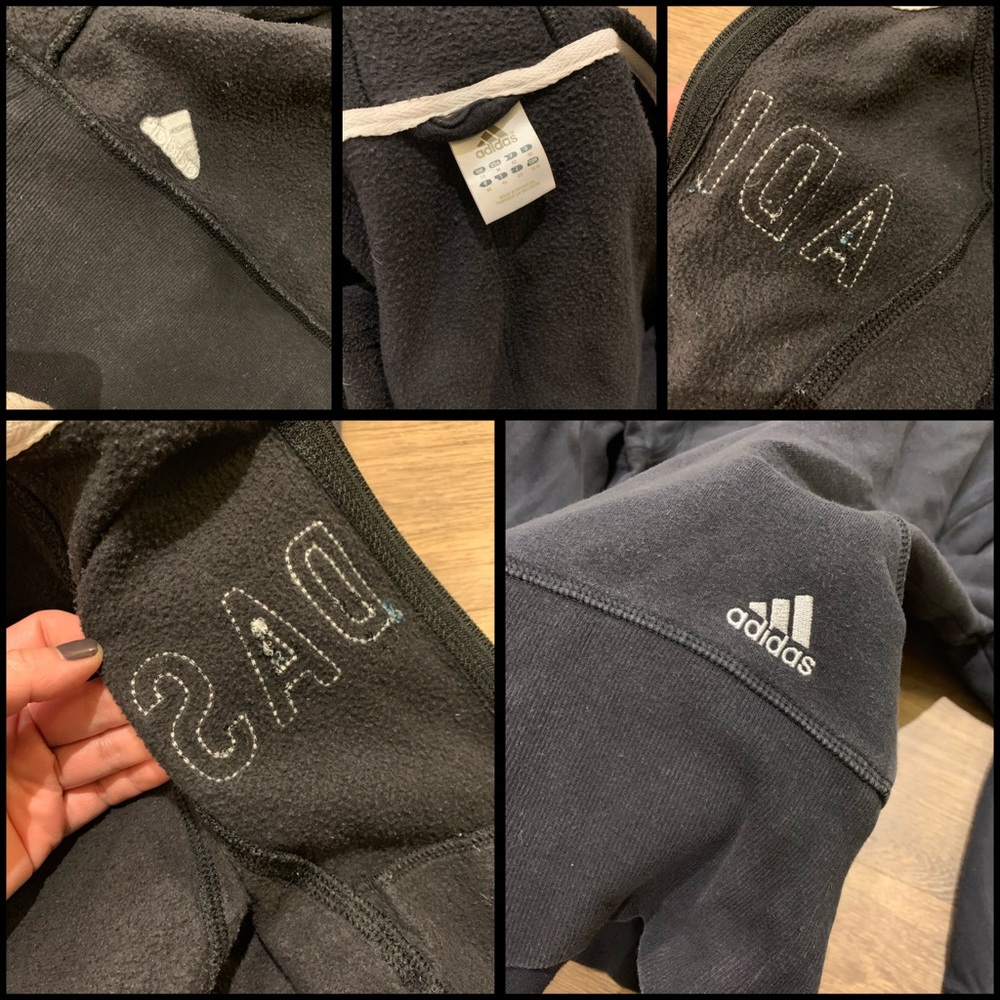 Adidas Zipper Hoodie, Size M - Picture 6 of 10